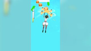 Twerk burger girl eat burger|| Twerk run 3d android games #twerk/ girl #status #short