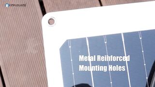 Xinpuguang Flexible Solar Panel for camping, boat, travel RV battery charge, and emergency use.