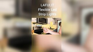 LAFULIT 8 PCS Under Cabinet Lighting Kit | Stick on Lights | Flexible Led Strip |