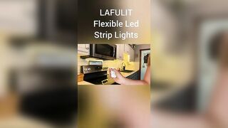 LAFULIT 8 PCS Under Cabinet Lighting Kit | Stick on Lights | Flexible Led Strip |