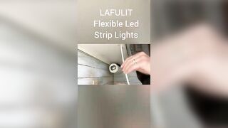 LAFULIT 8 PCS Under Cabinet Lighting Kit | Stick on Lights | Flexible Led Strip |