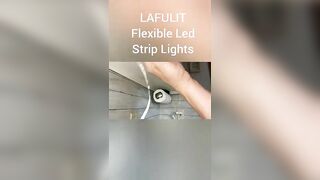 LAFULIT 8 PCS Under Cabinet Lighting Kit | Stick on Lights | Flexible Led Strip |