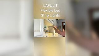 LAFULIT 8 PCS Under Cabinet Lighting Kit | Stick on Lights | Flexible Led Strip |