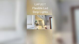 LAFULIT 8 PCS Under Cabinet Lighting Kit | Stick on Lights | Flexible Led Strip |