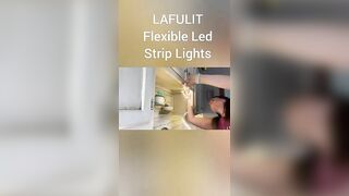 LAFULIT 8 PCS Under Cabinet Lighting Kit | Stick on Lights | Flexible Led Strip |