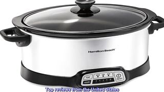 Great product - Hamilton Beach 7-Quart Programmable Slow Cooker With Flexible Easy Programming