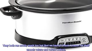 Great product - Hamilton Beach 7-Quart Programmable Slow Cooker With Flexible Easy Programming