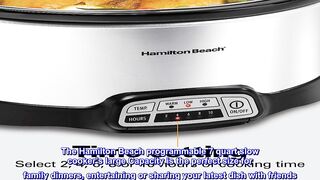 Great product - Hamilton Beach 7-Quart Programmable Slow Cooker With Flexible Easy Programming