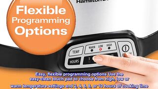 Great product - Hamilton Beach 7-Quart Programmable Slow Cooker With Flexible Easy Programming