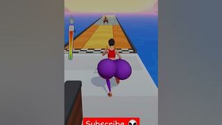 Twerk race 3D || #shorts #viral #game #twerk #games #explore #fastfood #runner #trending #shortsfeed