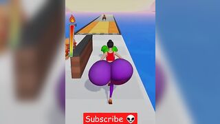 Twerk race 3D || #shorts #viral #game #twerk #games #explore #fastfood #runner #trending #shortsfeed