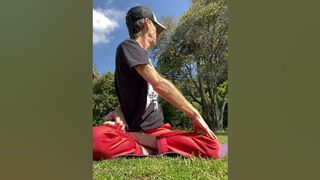 Easy Seated Twist - Yoga In The Park