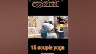 Funny couple yoga poses #shorts #viral #tranding #viralshorts #short #lovebirds #love #marriage