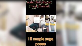 Funny couple yoga poses #shorts #viral #tranding #viralshorts #short #lovebirds #love #marriage