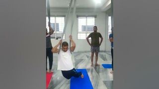 Aerial #shorts #trending #viral #yoga #shortsfeed #iyengaryoga