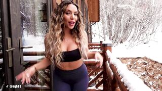 SEXY MICRO BIKINI TRY ON HAUL IN THE SNOW