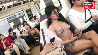 Delhi Metro में Bikini Girl, Urfi Javed के तरह कपड़े पहनने वाली लड़की की कहानी? | Bollywood | Viral