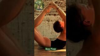 Flexible Yoga Stretching Bow Pose #shorts