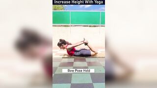 5 Most Effective Yoga Poses to Increase Height /5 Asanas to Increase Height Naturally #shorts #short