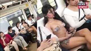 Delhi Metro Bikini Girl : 'बिकनी गर्ल' अब Urfi Javed को देगी टक्कर? | Bollywood | Rhythm Chanana