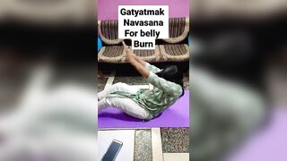 Yoga????‍♀ for belly fat #yoga #shorts #youtubeindia #trending