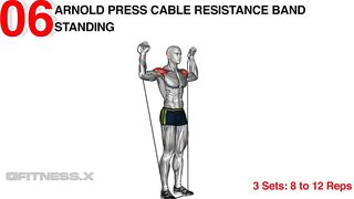 3D Shoulders Workout Stretching