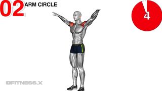 3D Shoulders Workout Stretching