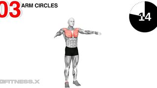 3D Shoulders Workout Stretching