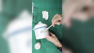 How to use empty PVA glue cans - DIY flexible organizer idea #SHORTS