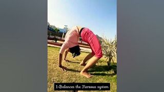 Wheel pose???????????? #youtubeshorts #yoga #aasna #advance #viral #shorts