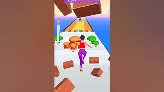 Twerk race 3d running game #gaming #ajeetgaming #shortvideo #viral #funny