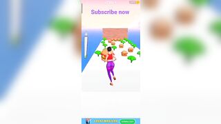 Twerk race 3d running game #gaming #ajeetgaming #shortvideo #viral #funny