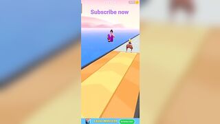 Twerk race 3d running game #gaming #ajeetgaming #shortvideo #viral #funny