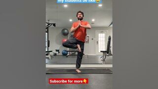 Yoga fun #yogafun #funnymoments #yogafunlife #yogicfitness #fitness #ytshorts #shorts