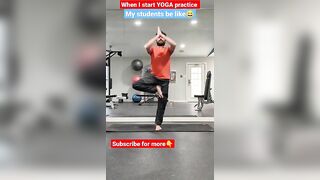 Yoga fun #yogafun #funnymoments #yogafunlife #yogicfitness #fitness #ytshorts #shorts