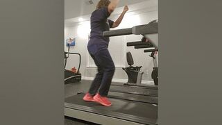 #Shorts || Treadmill Dancercise With Stretching, Cardio, Stretching & Balancing #TotalBodyWorkout