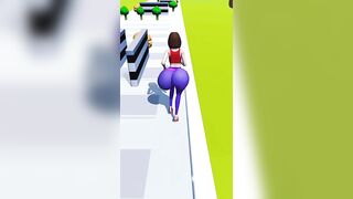 ????twerk run race 3d????#shorts