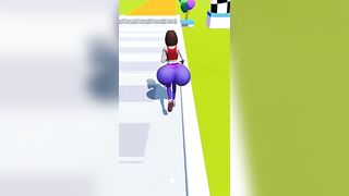 ????twerk run race 3d????#shorts