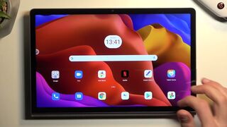 How to Record Screen on a LENOVO Yoga Tab 11 - Find & Set Up the Screen Recorder