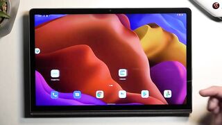 How to Record Screen on a LENOVO Yoga Tab 11 - Find & Set Up the Screen Recorder