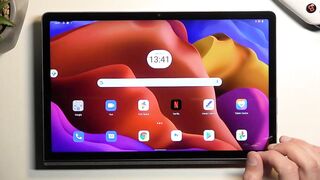 How to Record Screen on a LENOVO Yoga Tab 11 - Find & Set Up the Screen Recorder