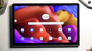 How to Record Screen on a LENOVO Yoga Tab 11 - Find & Set Up the Screen Recorder