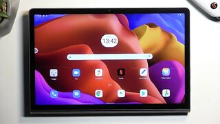 How to Record Screen on a LENOVO Yoga Tab 11 - Find & Set Up the Screen Recorder