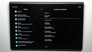 How to Clear Credentials on a LENOVO Yoga Tab 11 - Erase Cached Certificates