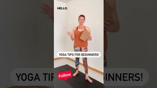 Yoga tips for beginners- Triangle pose #bestyoga #yoga #smallbusinessowner #yogastretch #fitness