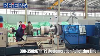 PP PE Film/Bag/Soft/Flexible Material Recycling, Granulation Pelletizing Line