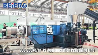 PP PE Film/Bag/Soft/Flexible Material Recycling, Granulation Pelletizing Line