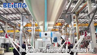 PP PE Film/Bag/Soft/Flexible Material Recycling, Granulation Pelletizing Line