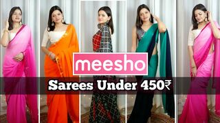 Meesho affordable saree Haul|| Under 450 ₹only || Try on Haul