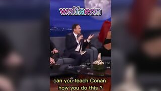 Conan O'brien | Learning twerk by master ????#shorts